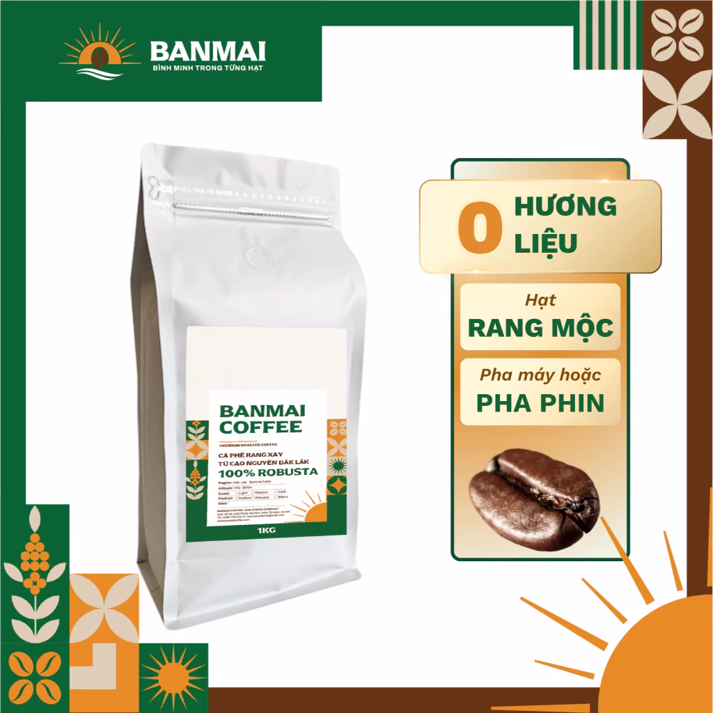 cà phê rang xay robusta