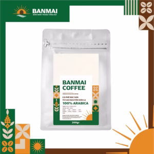 Hạt rang Arabica Sơn La Banmai Coffee 1000gr